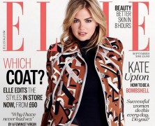 Kate Upton Wows on Elle’s UK September Cover 2014