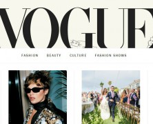 Vogue’s website gets a surprising makeover