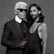 Karl Lagerfeld shoots Conchita Wurst for CR Fashion Book editorial