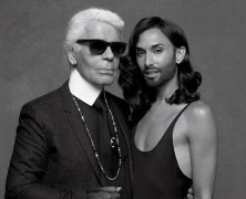 Karl Lagerfeld shoots Conchita Wurst for CR Fashion Book editorial