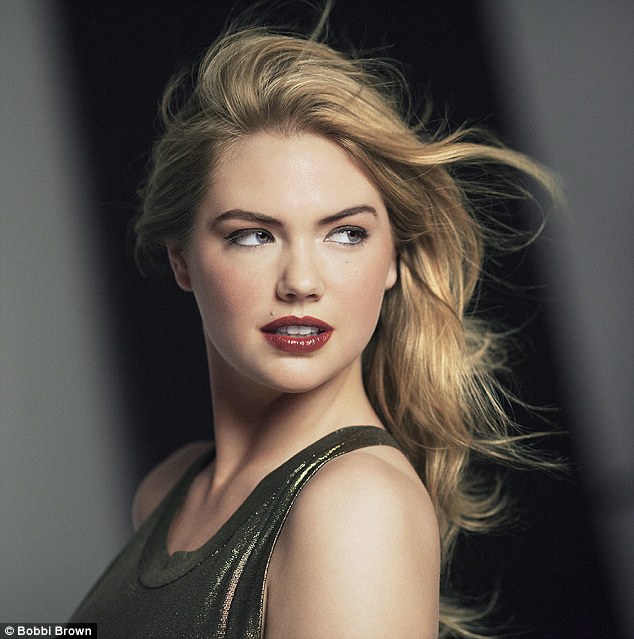 Kate Upton smolders as the face of Bobbi Brown’s new make-up collection