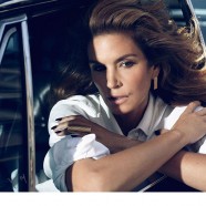Cindy Crawford Is Sexy & Glamorous In Violet Grey Beauty Editorial