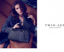 Irina Shayk is magnificent in twin set handbags fall 2014 ads