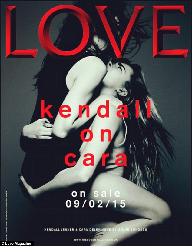 Kendall Jenner And Cara Delevingne Get Risque On The Cover Of “Love Magazine”
