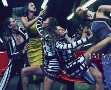 Balmain’s Spring/Summer 2015 Campaign Features All Star Cast Of Supermodels