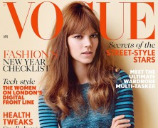 Freja Beha Erichsen Fronts January’s Vogue