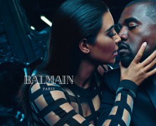 Kim Kardashian and Kanye West star in steamy new Balmain campaign