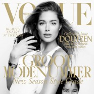 Doutzen Kroes poses with her kids for Vogue Netherlands Cover