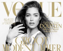 Doutzen Kroes poses with her kids for Vogue Netherlands Cover