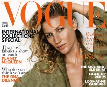 Gisele Bundchen Covers March Vogue