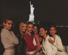 Kendall Jenner, Gigi Hadid, and Cara Delevingne Attend Lagerfeld’s Epic Boat Party