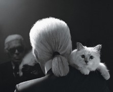 Karl Lagerfeld and His Famous Cat Star In New Clothing Collection