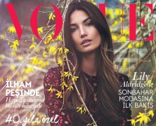 Lily Aldridge Goes Bohemian on Vogue Turkey July 2015 Cover