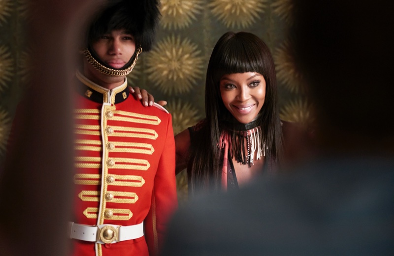 Naomi-Campbell-Burberry-Festive-Film