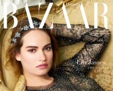 Lily James Is Harpers Bazaar’s December Cover Star