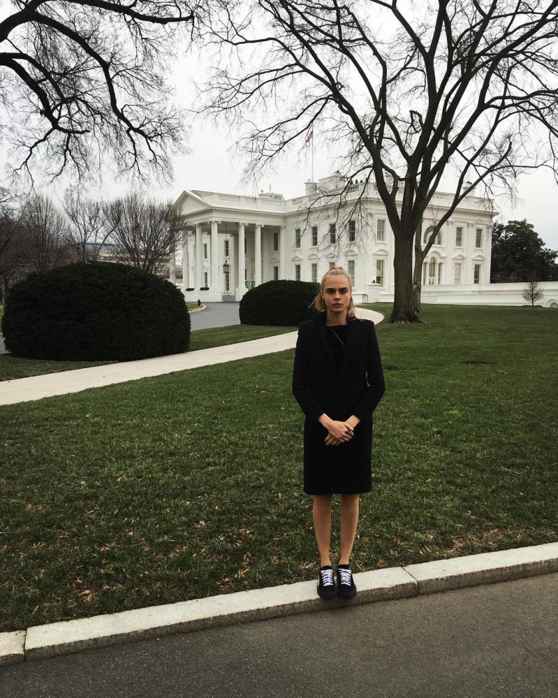 Cara Delevingne White House 1