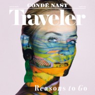 Amber Valletta covers Conde Nast Traveler March 2016