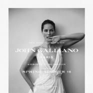 Christy Turlington Fronts Spring/Summer 2016 John Galliano Brand Ad Campaign