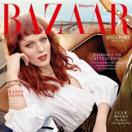Karen Elson takes a trip to downtown LA in Harpers bazaar’s march issue