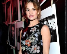 Lily James Lands Her First Burberry Campaign
