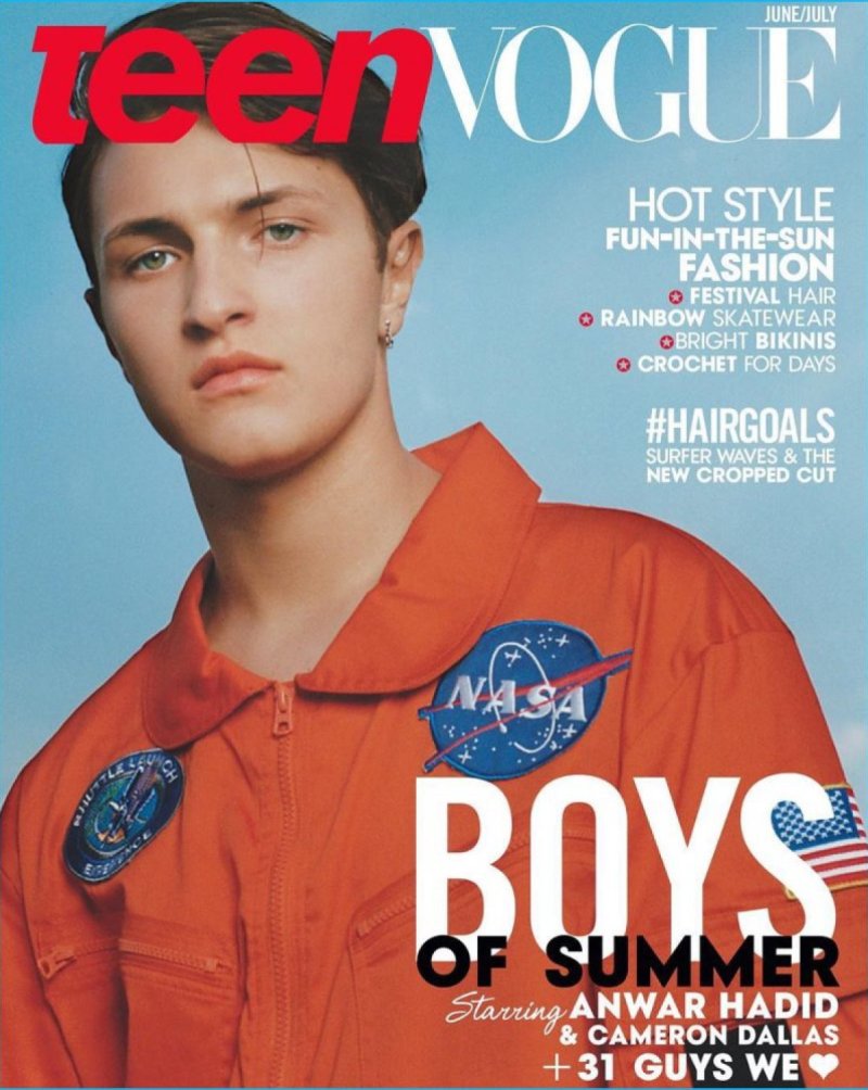 Anwar Hadid Teen Vogue