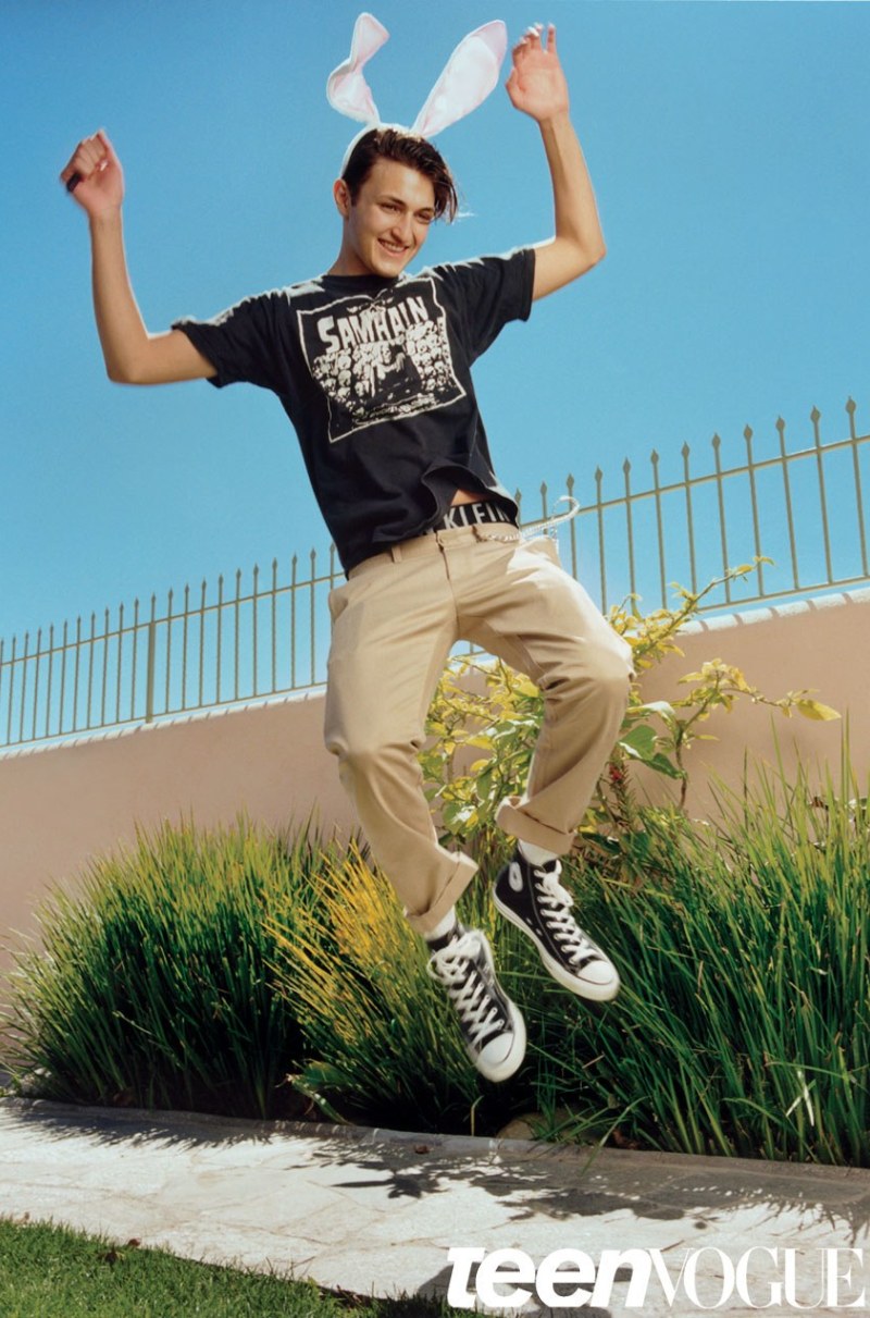 Anwar Hadid Teen Vogue