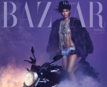 Chanel Iman pays tribute to Prince on the June Cover of Harper’s Bazaar Serbia