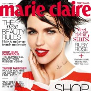 Ruby Rose smoulders on the cover of Marie Claire Australia’s August issue