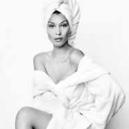 Bella Hadid Poses For Mario Testino’s ‘Towel Series’