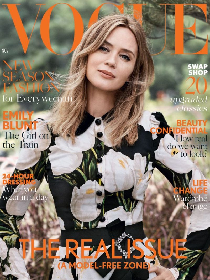 Emily Blunt Vogue Uk November 2016