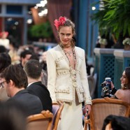 Cara Delevingne and Lily-Rose Depp walk the Chanel Metiers d’Art show