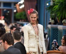 Cara Delevingne and Lily-Rose Depp walk the Chanel Metiers d’Art show