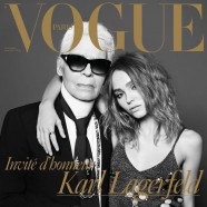 Karl Lagerfeld and Lily-Rose Depp Cover Vogue Paris