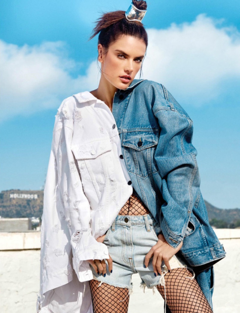 Alessandra Ambrosio Harpers Bazaar Singapore January 2017