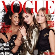 Taylor Hill, Anna Ewers and Imaan Hammam cover British Vogue