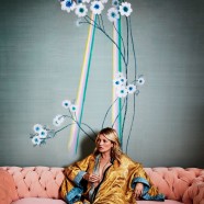 Kate Moss designs luxury prints for de Gournay