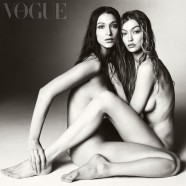 Gigi and Bella Hadid shine in Versace on double cover for British Vogue