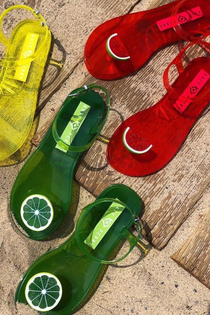 Katy Perry scented jelly sandals