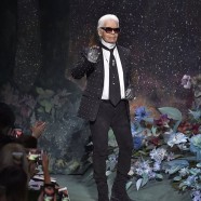 Karl Lagerfeld gives away prom dresses