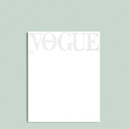 Vogue Italia Releases Blank White Cover for its April issue