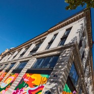 Louis Vuitton gives its Paris headquarters an uplifting mural