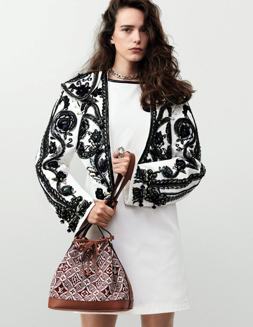 Stacy Martin for Louis Vuitton Fall Winter 2020 by Nicolas Ghesquiere