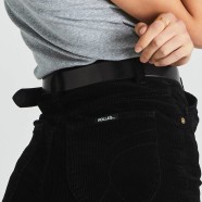 Devon Carlson is the face of Rolla’s Jeans latest campaign