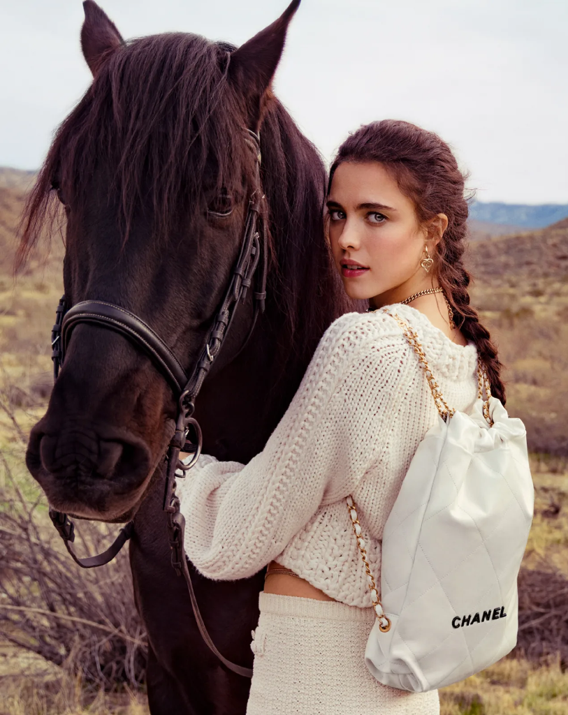 Chanel 22 Bag Featuring Margaret Qualley