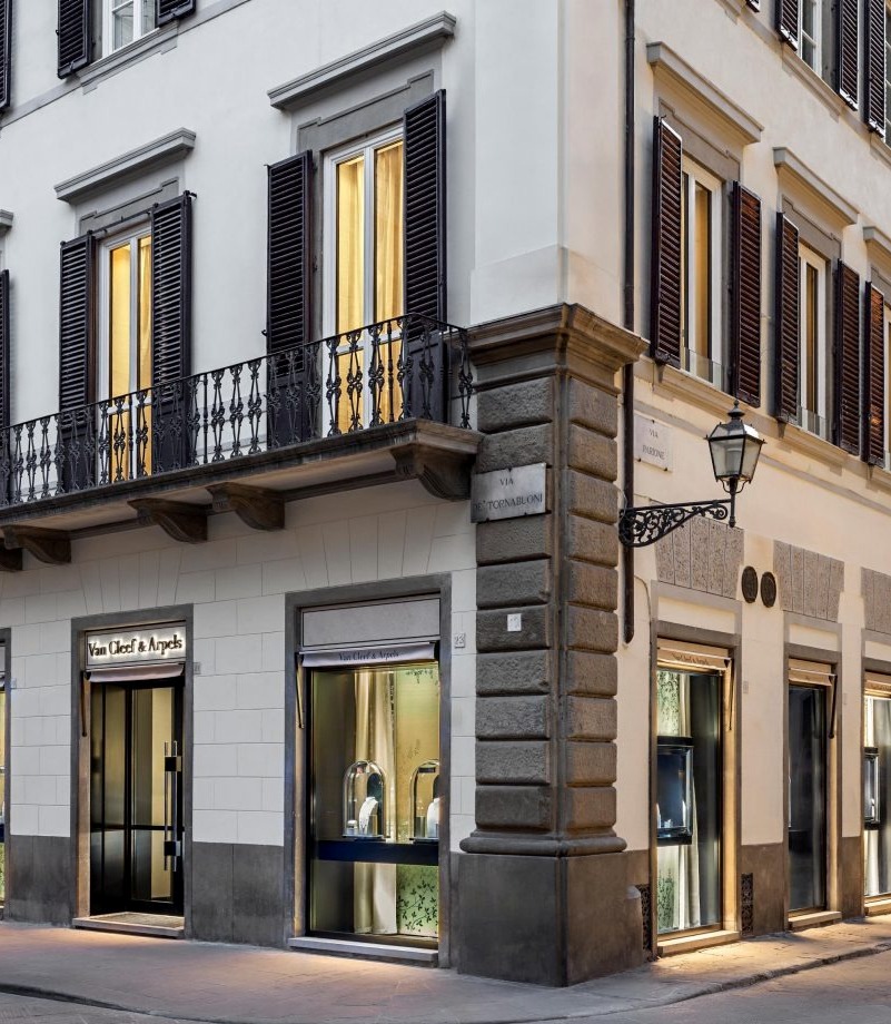 Van Cleef & Arpels unveils its first boutique in Florence, Italy
