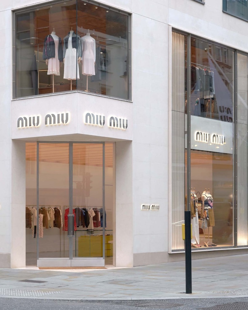 Miu Miu re-opens its London flagship
