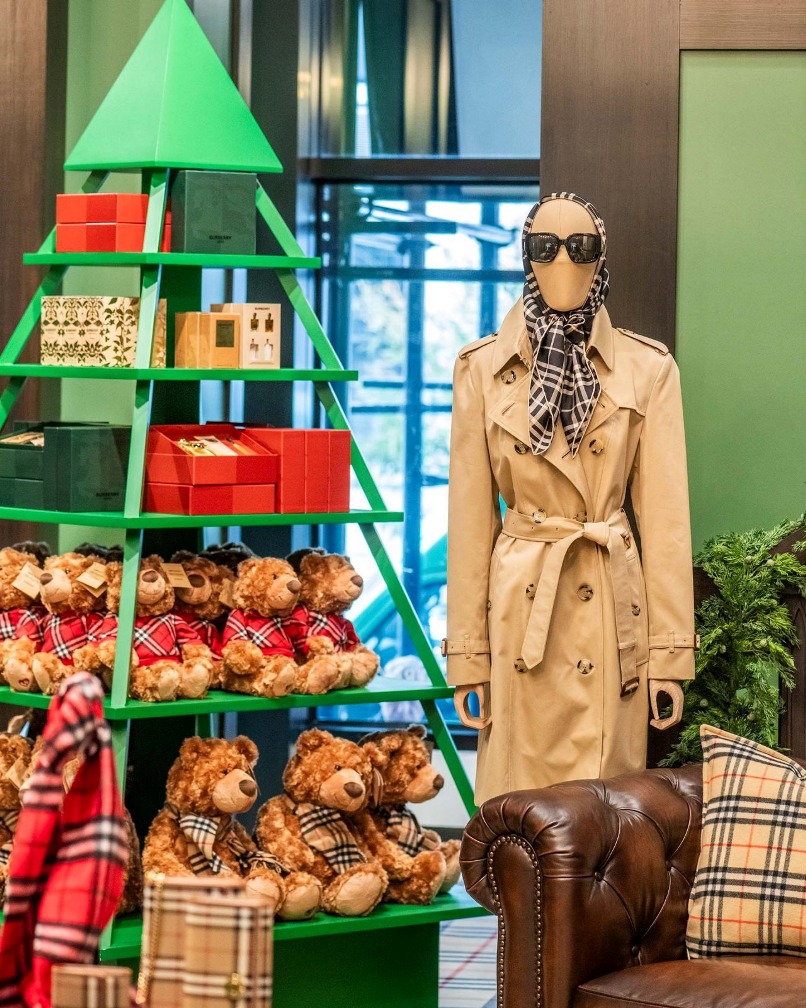 Burberry launches Festive holiday takeover at Bloomingdales flagship in New York City