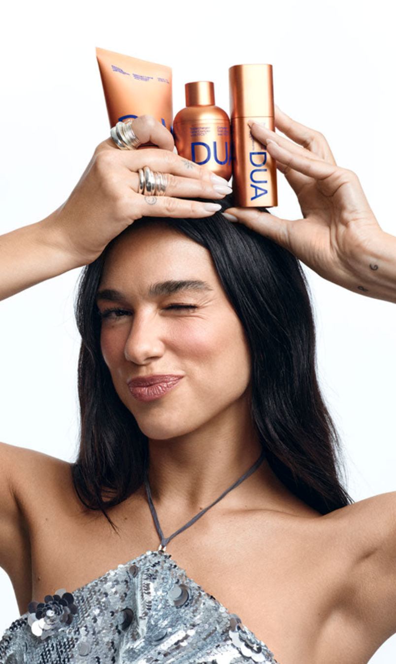 Dua Lipa launches skincare line DUA in collaboration with Augustinus Bader