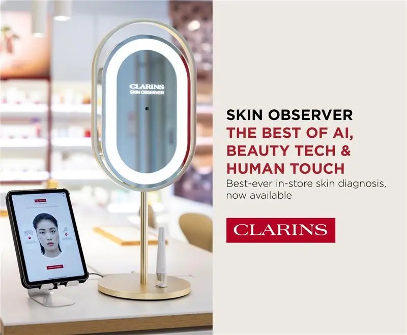 Clarins launches AI Skin Observer to elevate Customer InStore Experience