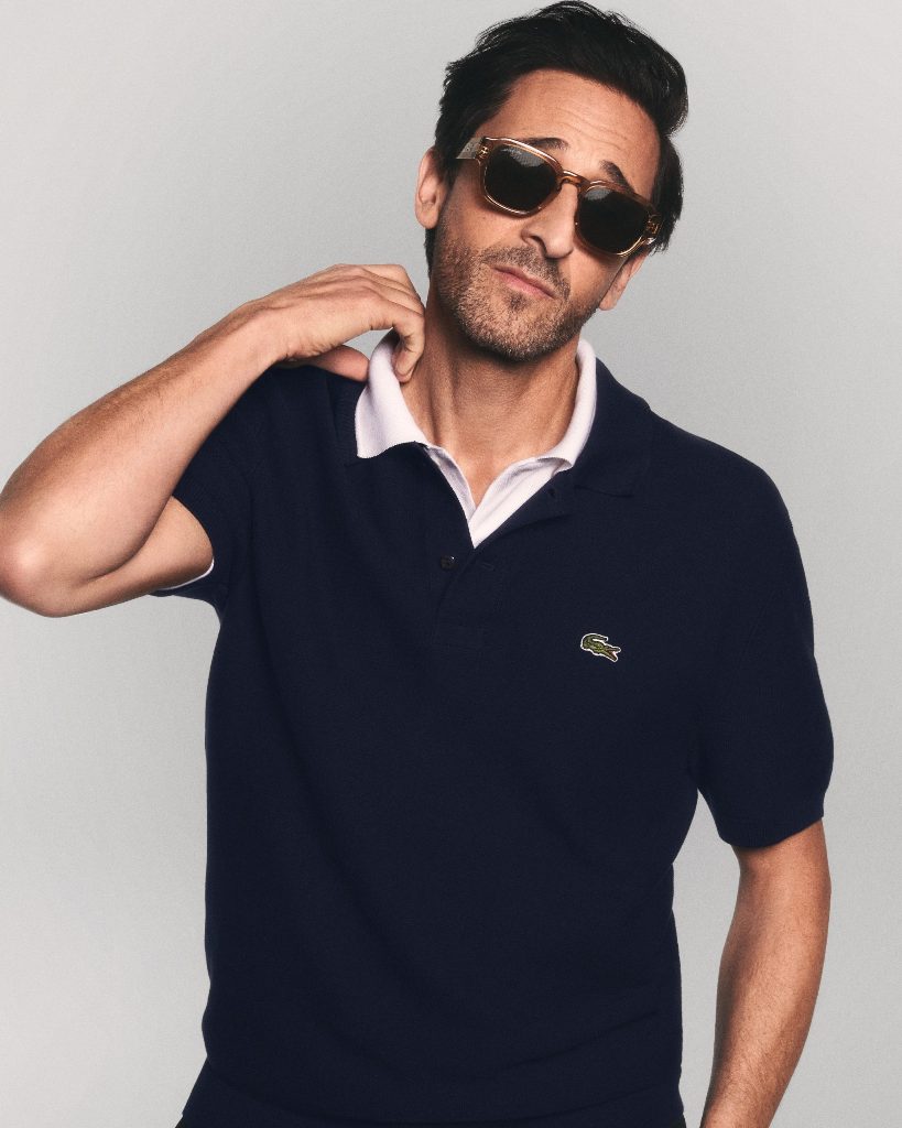 Lacoste names Adrien Brody as as Global Eyewear Ambassador